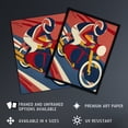 thumbnail image 2 of Motorcycle Racing Red Blue Yellow Biker Sport Living Room Extra Large XL Wall Art Poster Print, 2 of 5