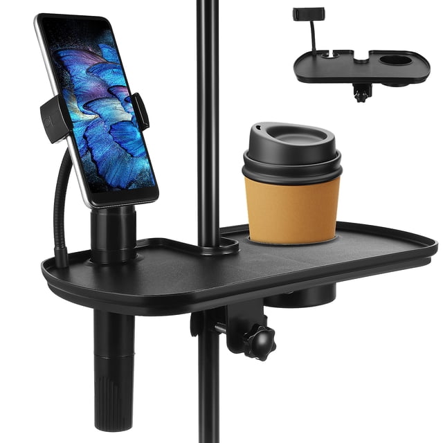 Shisuyan Support de Micro, Support de Tasse, Pince sur Étagère, Support de Musique, Support de Microphone, Clip de Bureau, Accessoires de Micro