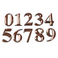 thumbnail image 4 of BEADCEST 10pcs Outdoor House Numbers Address Number Rectangular Sign for Homeowners, 4 of 8