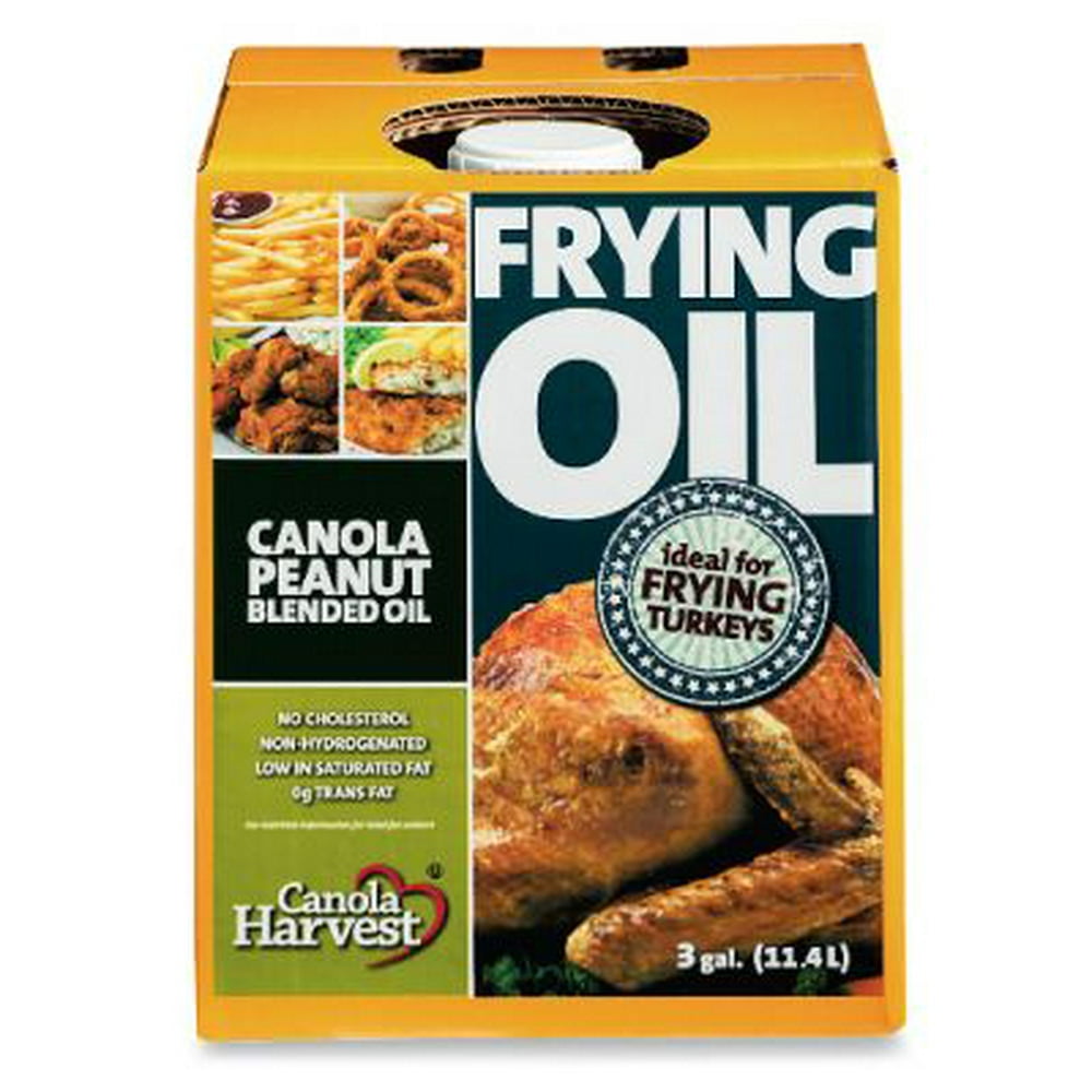Richardson Oilseed 0011110270 Frying Oil, Canola Peanut Blend, 3Gals