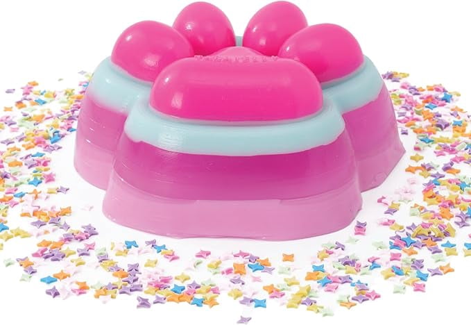 Taba Super Jumbo Rainbow Paw - Soft, Stretchy & Squishy Kit for Kids with Colorful Sprinkles - Fun DIY Sensory Toy - Non Toxic Stress Relief Activity for Boys & Girls Ages 6+