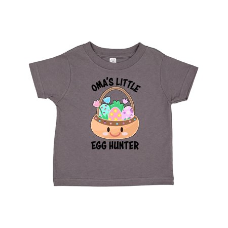 

Inktastic Omas Little Egg Hunter Gift Toddler Boy or Toddler Girl T-Shirt