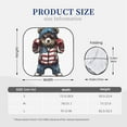 thumbnail image 3 of Zufioo Patriotic Boxing Bear Art Print Folding Car Windshield Sun Visor, Anti-ultraviolet Sun Visor, Suitable for Trucks, Vans Car Accessories-Small, 3 of 6
