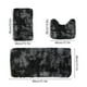 thumbnail image 2 of Juego de alfombras de baño de color mezclado negro, alfombras para el baño de invierno, antideslizantes, gruesas, lavables y fáciles de secar, 2 of 7