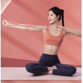 thumbnail image 3 of Yoga Rally Band, Elastic Band, Resistance Band Blue/Pink Treat Frozen Shoulder, Chest Expansion, Beautify Back Muscles, Exercise Arm Strength, 3 of 4