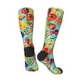 thumbnail image 5 of Lsque Vegetable Printed Crew Socks Men's Women's LightWeight Thin Casual Calf Socks ,Knee High Socks,Cotton Socks, 5 of 9