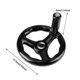 thumbnail image 4 of 1PC 12*125mm Black Round 3 Spoke Hand Wheel for Lathe Milling Machine, 4 of 4