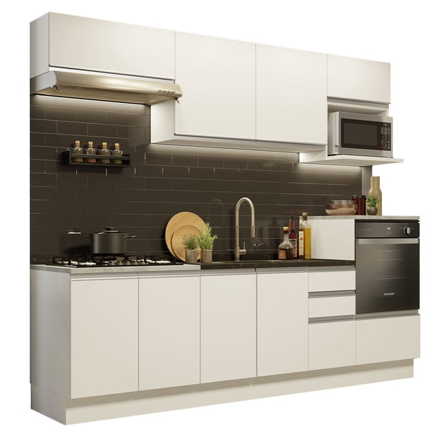 Cocina Integral Completa Modular Madesa Glamy 260cm BB 02