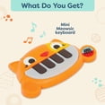 thumbnail image 4 of Keyboard B. toys Mini Meowsic con colores brillantes para mayores de 18 meses, 4 of 5