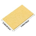 thumbnail image 3 of Paquete de 5 Esponjas para Limpiar Manchas de Aceite de Cocina | Esponja de Pulpa de Madera de Doble Cara | Paño para Lavavajillas y Ollas | Esponjas de Fibra Amarillas de 10 X 6,2 Cm, 3 of 7