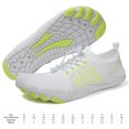 thumbnail image 2 of Zapatos Agua Descalzo Playa Secado Rápido Antideslizante para Hombre Mujer (43) Blanco, 2 of 8