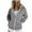 Grey, variant on Hoodies for Women Zip up Jacket, Casual Long Sleeve Hooded Sweatshirts with Pockets Full Zip Jackets for Fall Winter Warm Fleece Jackets Sweater Coat Pink L