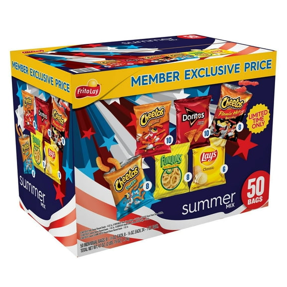 Frito-Lay Summer Mix Variety Pack, 50 pk.