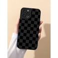 thumbnail image 3 of Checkered Print Phone Case Compatible With iPhone15/15Plus/15Pro/15Promax, 3 of 4