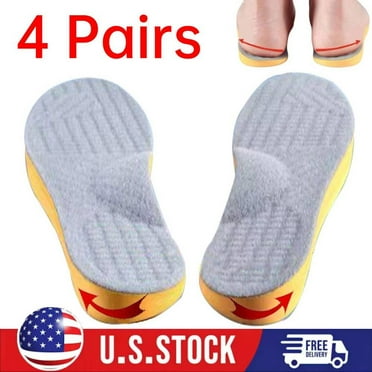 4Pairs Supination Correction Insoles for Men Women, Supination Orthotic Inserts