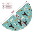 thumbnail image 3 of Lsque Cute Dog Print Christmas Tree Skirt, Tree Skirt with Ties or Velcro, Perfect for Holiday Decorations, Halloween, and New Year-36", 3 of 7