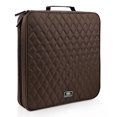 thumbnail image 1 of Coofit CD Case 160 Capacity Nylon Heavy Duty DVD Holder CD Organizer CD Storage Case, 1 of 10
