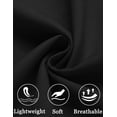 thumbnail image 5 of COOFANDY Men's Black Linen Shorts Casual Summer Beach Shorts Lightweight Cotton Flat Front Short 9 inch Inseam, 5 of 6