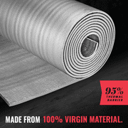SEALTECH Heavy Duty 5mm Reflective Insulation Roll - Premium Foam Core Radiant Barrier for Energy Conservation -Commercial Grade Soundproofing Thermal Shield for Indoor and Outdoor Use (24 X 75)