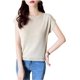 thumbnail image 3 of Suéter de punto de manga corta de verano Camiseta Jersey Tops, 3 of 5