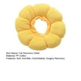 thumbnail image 7 of Cat Recovery Collar Sunflower Shape Soft Stuffed Neck Cone Adjustable Anti-Bite Lick Wound Healing Safety Collar After Surgery, 7 of 7
