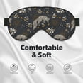 thumbnail image 5 of Uemuo Vintage Moon with Plants and Fox Pattern Sleep Eye Mask - Light Blocking Sleep Mask Blocking Out Light Perfectly, Soft and Comfortable Night Eye Mask, Eye Blinder, 5 of 7