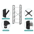 thumbnail image 4 of axGear Storage Rack Modern White Shelves 5 Tiers Bookshelf Kitchen Living Room, 4 of 8