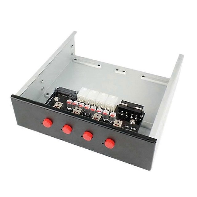 Desktop Computer Front 5.25 Optical Drive Expansion 4 SATA15P Hard Disk Power Control Switch Multi-