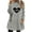 AA-Gray, variant on Womens Fuzzy Warm Sweaters Winter Cozy Long Sleeve Round Neck Oversized Pullover Lightweight Comfy Fleece Tops with Pocket, Pink, XL