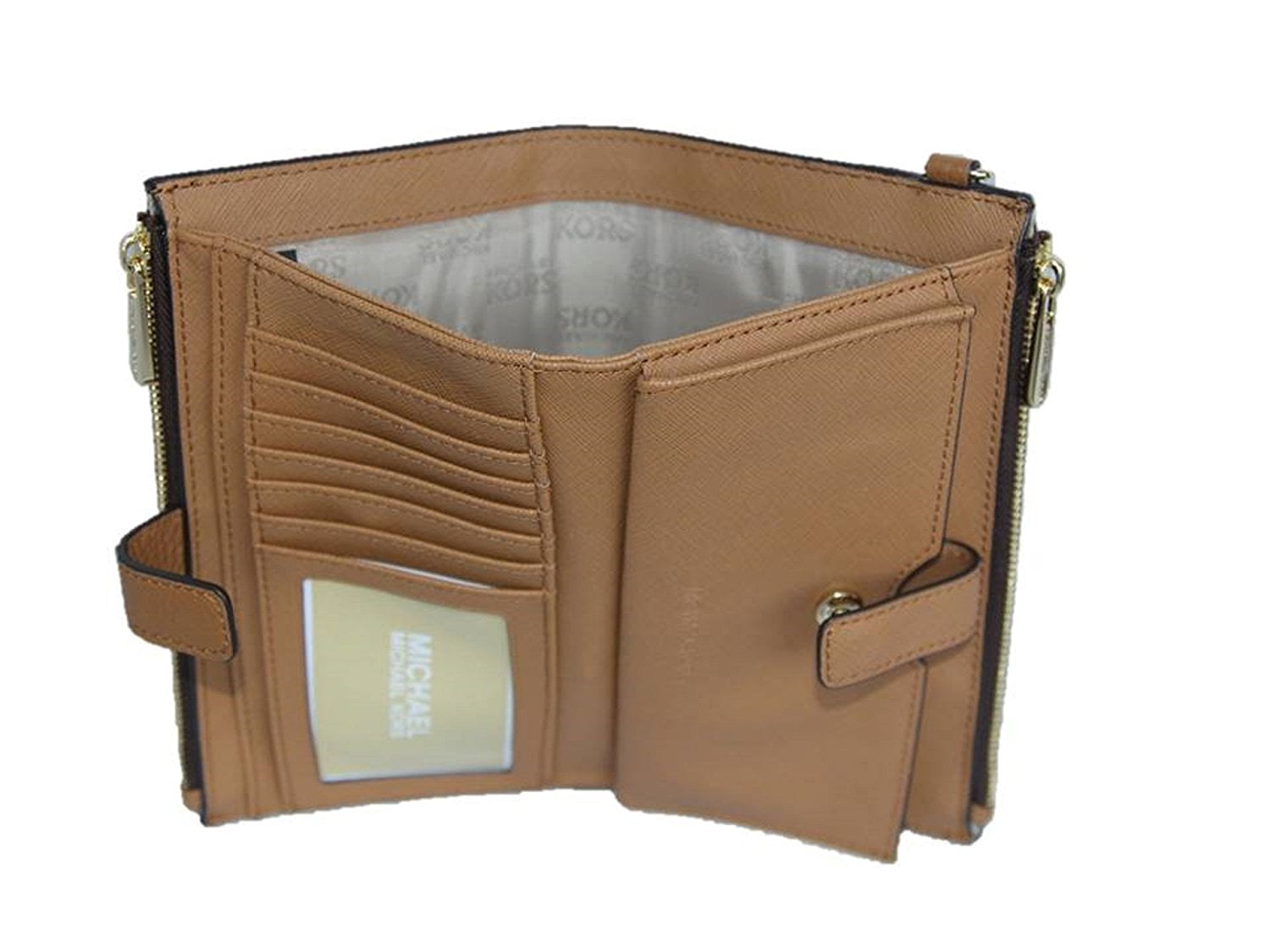 michael kors brown wristlet