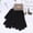 Black, variant on JFGHDG Winter Gloves Men Gloves for Typing Stretchy Gloves for Adults Soft Lined Multi-use Gloves Solid Color Knit Gloves with Elastic Structure Gloves for Severe Cold Beige One Size