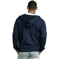 thumbnail image 3 of COUVER Men's Active Casual 100% Cotton Terry Zipper Hoodie, Navy 2XL, 1 Count, 1 Pack, 3 of 4