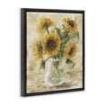 thumbnail image 3 of Stupell Industries Sunflowers with Falling Petals Black Framed Floater Canvas Wall Art design by Pam Britton, 31 x 25, 3 of 9