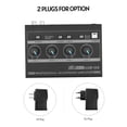 thumbnail image 2 of AMP-14 4-Channel Headphone Amplifier Compact Stereo Headphone Amp with RCA/6.35mm/3.5mm Input Control, 2 of 7