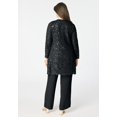 thumbnail image 2 of Roaman's Women's Plus Size Plus-Size 3 Piece Allover Sequin Lace Jacket And Tank Pant Set, 2 of 6