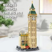 BrixVibe New London Big Ben Building Set Compatible with Lego Architecture City Collection Micro Model Kit 1095pcs