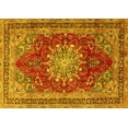 thumbnail image 1 of Ahgly Company Indoor Rectangle Medallion Yellow Traditional Area Rugs, 8' x 10', 1 of 4