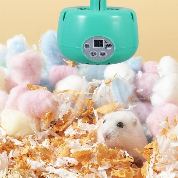 ROSENICE  Temperature Control Insulation Lamp Hamster Heating Bird Heater 12.00X12.00X12.00CM Green Plastic