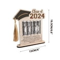 thumbnail image 3 of Adorno de borla de madera para graduación de 2026 | Portamonedas reutilizable | Regalo decorativo para despedidas de soltero | Pizarra para escribir | Recuerdo de la temporada de graduación |, 3 of 7