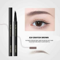 Mcolor Eyebrow Pencil (Gary Brown), Microblade Eyebrow Pen, 4 Point Microblade Brow Pen for Hair-Like Effect, Smudge-proof, Waterproof and Long Lasting