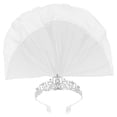 thumbnail image 4 of UPOUART Bridal Set with Rhinestone and Veil, Elegant Wedding Headband for Bride, Wedding Party Accessories, 4 of 8