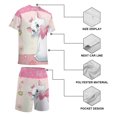 thumbnail image 3 of Kids The Aristocats Short Sleeve T-Shirt And Shorts Outfit Set Athletic Mesh Shorts Set for Boys, 3 of 7