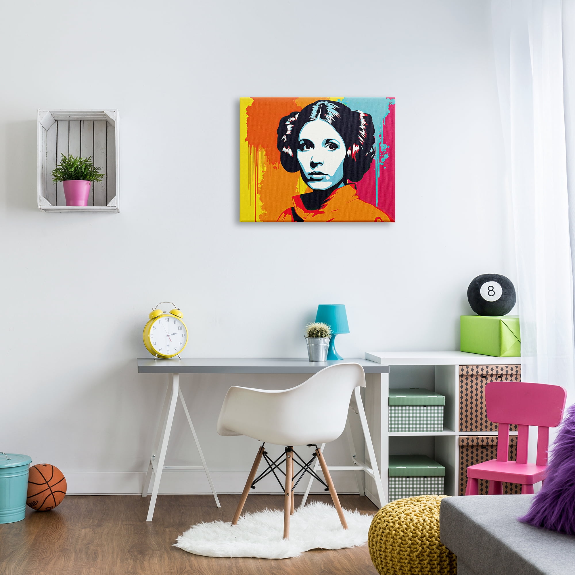 Stupell Industries Urban Pop Sci-Fi Woman Fairy Tales & Fantasy Painting Gallery Wrapped Canvas Art Print Wall Art, 30 x 24