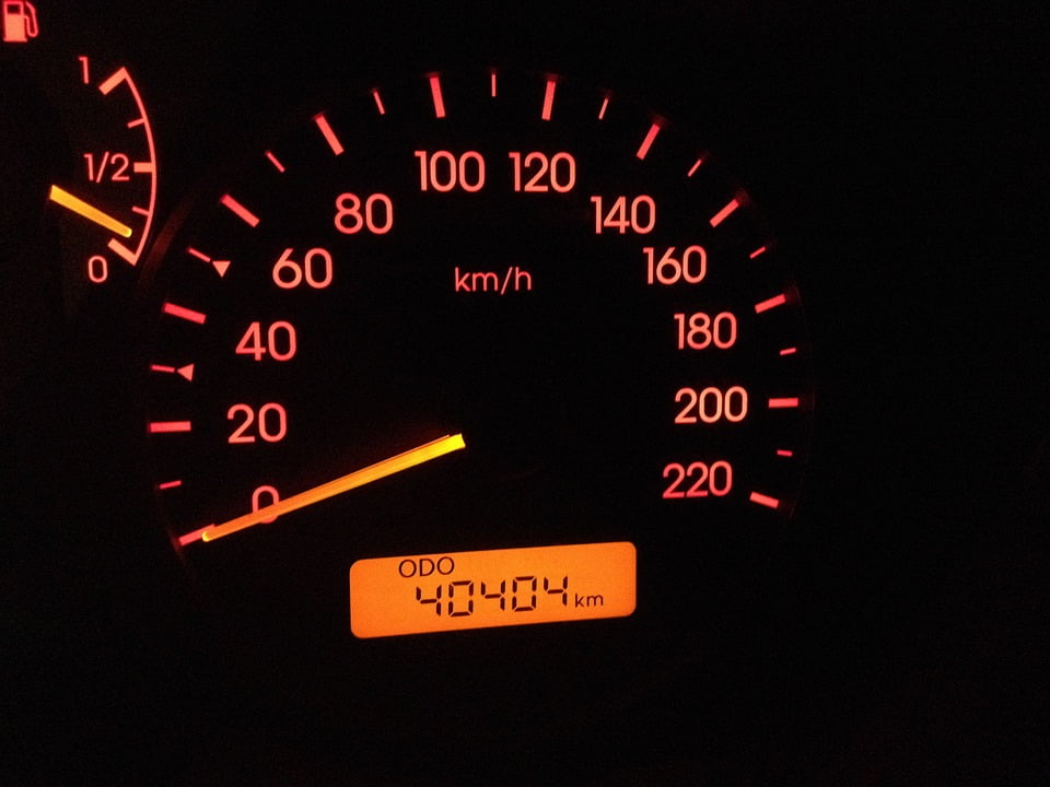 car dashboard odometer