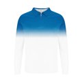 thumbnail image 5 of Pisexur Chandails en Molleton pour Hommes à Manches Longues, Chandail à Col Rabattu, Mode Décontractée, Patchwork de Couleurs Surdimensionné, Chandail-Over, Fermeture Éclair Quart, Chemises de Gym Athlétiques, Chandail en Molleton Grande Taille M-6TG, 5 of 5