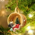 thumbnail image 5 of TIELUTT Christmas Tree Decorations Crafts Hanging Decorations Christmas Acrylic Dog Mini Tent Ornament Ornament Easter Garland Decorations with Lights Garland with Lights Christmas Beads on String, 5 of 5