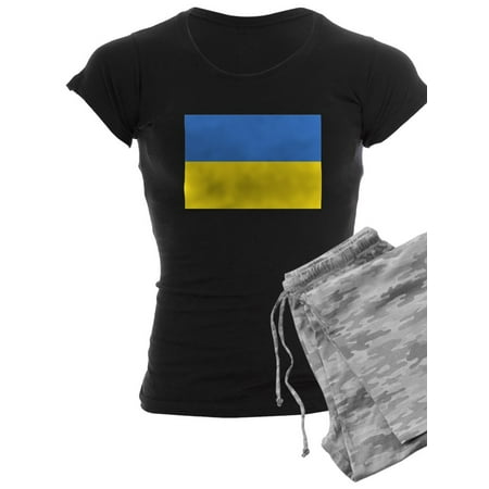 

CafePress - Ukraine Flag Pajamas - Women s Dark Pajamas