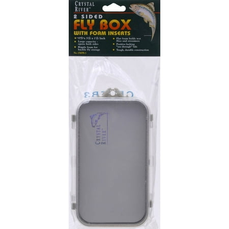 Foam Fly Box - Crystal River Large CR/FB-3 Foam Fly Box Durable construction