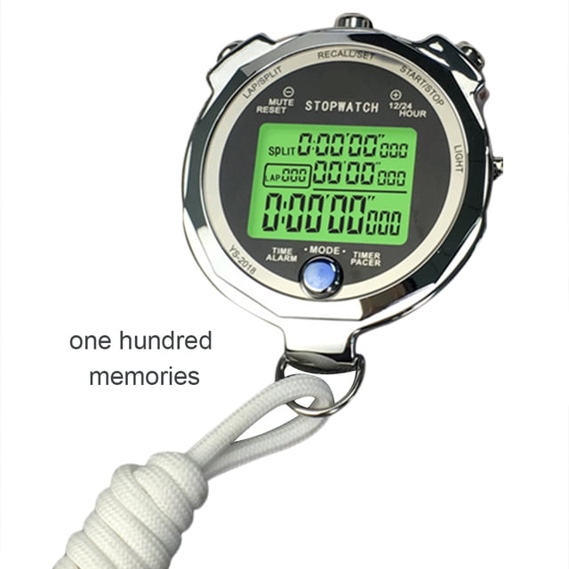 fastboy Digital Electronic Stopwatch Luminous Training Running Thousandth Competition секундомер Metal Chronograph Timer Sports No.01