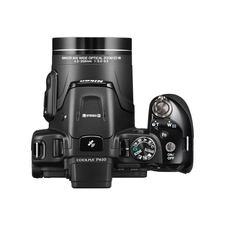 Nikon Coolpix P610 16 Megapixel Bridge Camera, Black